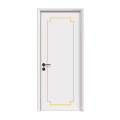 GO-H1030 Solid Rubber Wood Door Design Wooden Flush Door With Door Frame Made In China